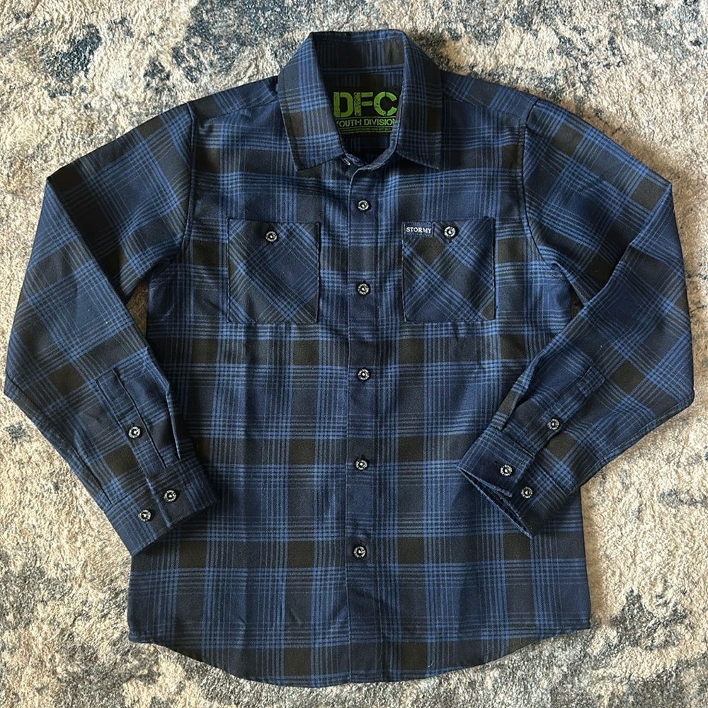 Dixxon Youth Flannel “Stormy” Size Youth M